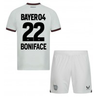 Fotbalové Dres Bayer Leverkusen Victor Boniface #22 Dětské Venkovní 2023-24 Krátký Rukáv (+ trenýrky)